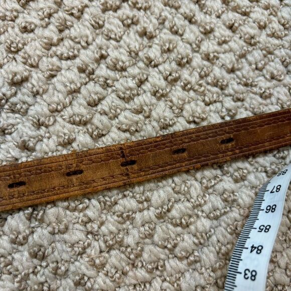 Vintage Leather and Bead‎ Native American Style Belt Size 34 - Picture 12 of 12